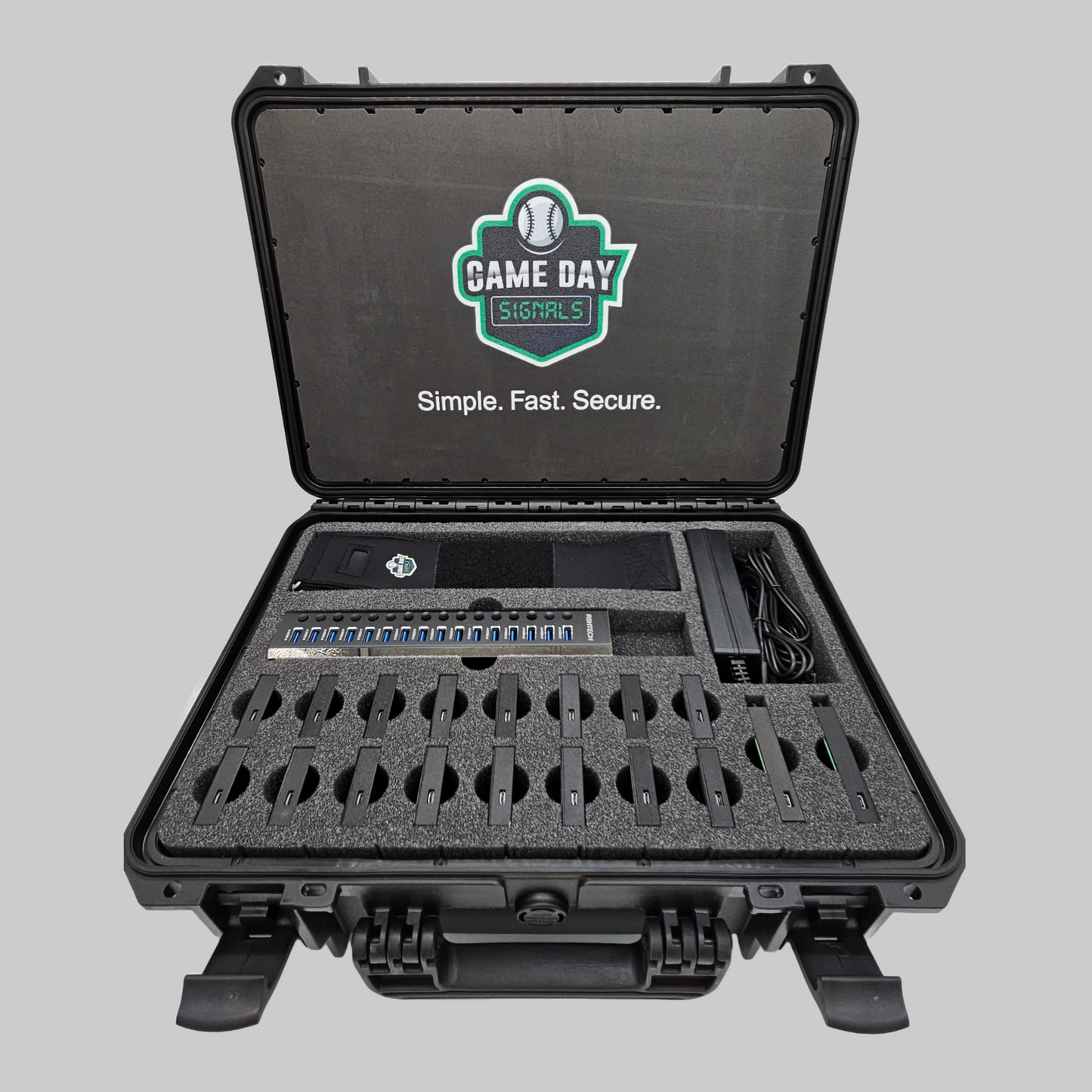 Carrying Case and Charging Hub