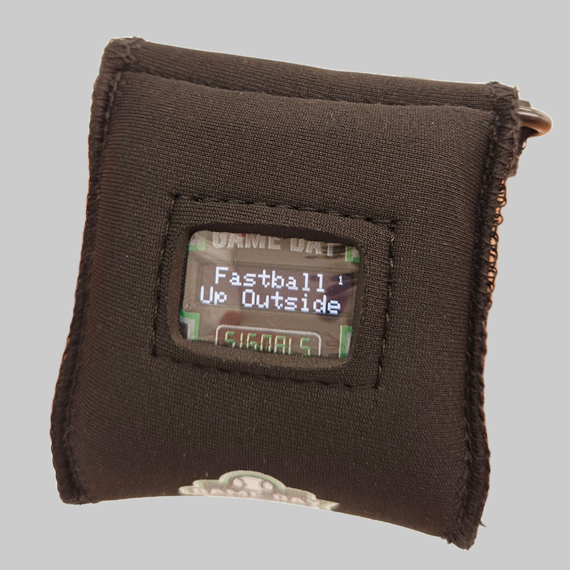 Neoprene wristband containing updated XR5 player unit