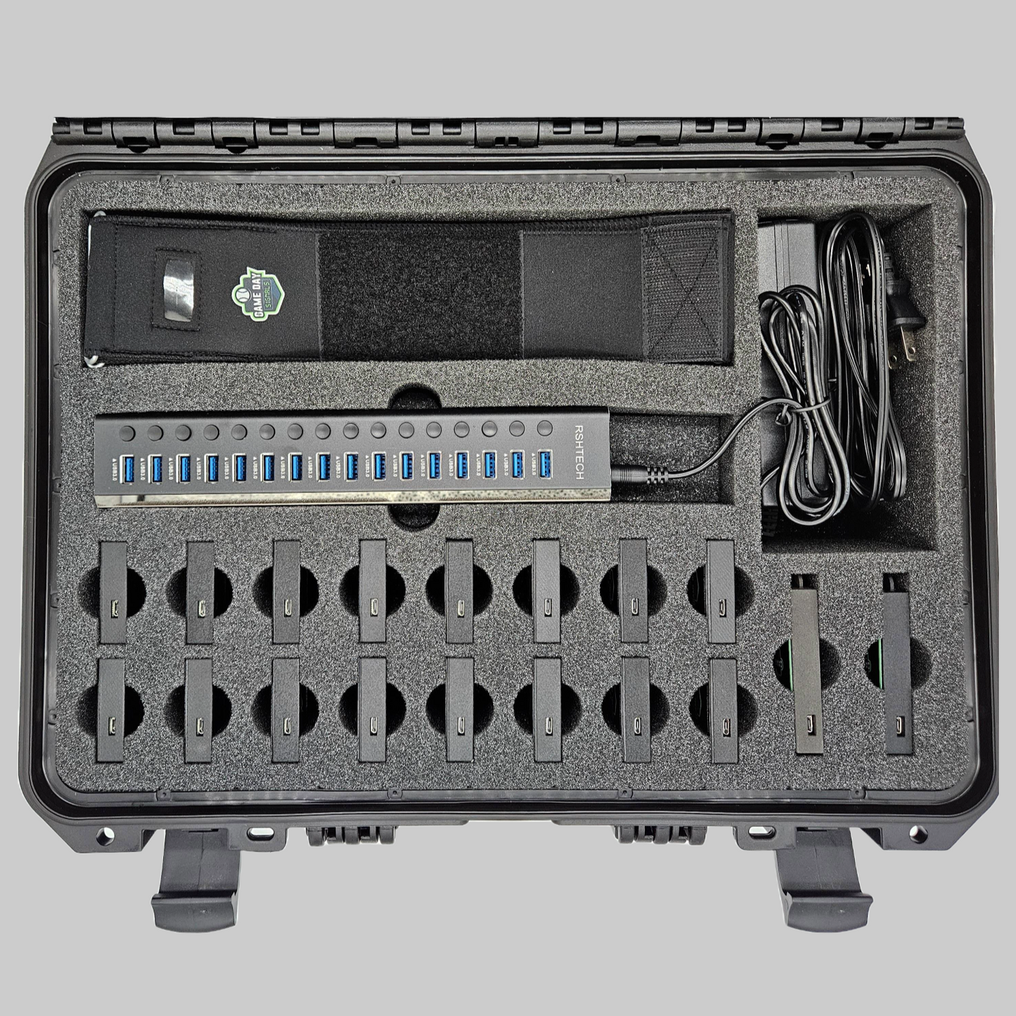 Carrying Case and Charging Hub