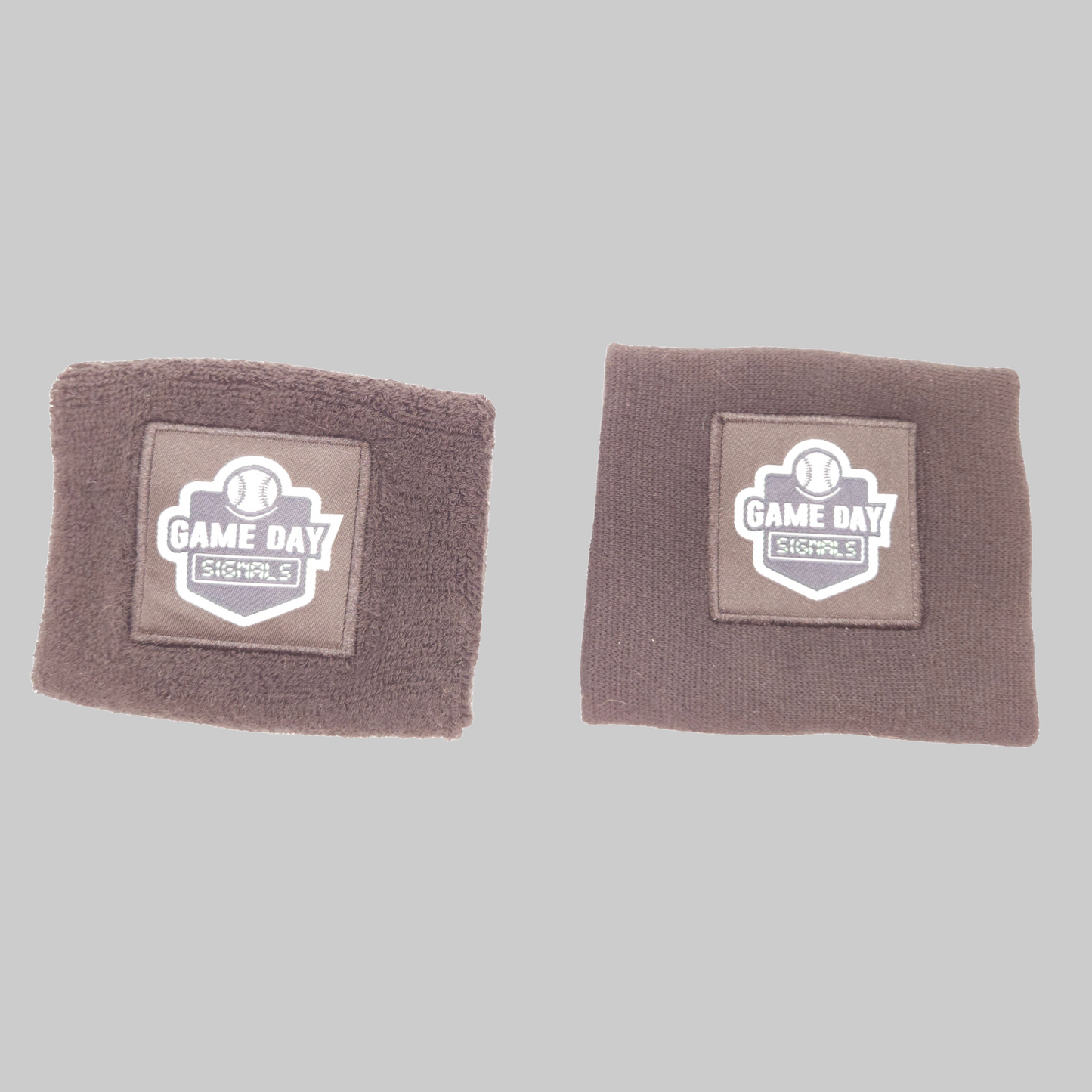 S/M sweatband (L), and L/XL sweatband (R) 